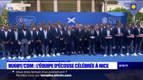 Coupe du monde de rugby: l'équipe d'Ecosse s'est installée à Nice 