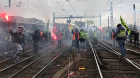 Gare de Lyon le 28 mars
