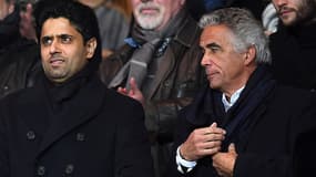 Nasser Al-Khelaïfi et Jean-Pierre Rivère