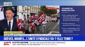Grève du 2 octobre: "Même s'il y a peut-être un peu moins de monde dans la rue, ça ne remet pas en cause les attentes fortes des Français et du monde syndical", estime Xavier Iacovelli (Renaissance)