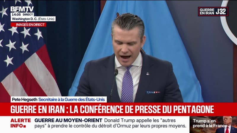 Guerre en Iran: Pete Hegseth, secrétaire à la Défense, affirme que l'armée américaine "veut en finir avec cette mission"