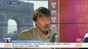Nicolas Hulot adresse un message aux jeunes dans Bourdin Direct