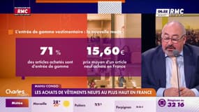 Les achats de vêtements neufs au plus haut en France