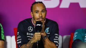 Lewis Hamilton lors des essais hivernaux de Bahreïn 2024.