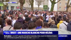 Brest: une marche blanche pour rendre hommage à Héléna Cluyou