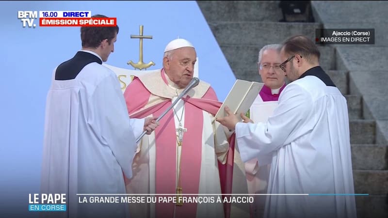 La première prière du pape François au Casone, prononcée en Français