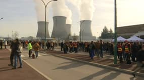 La centrale nucléaire du Bugey est bloquée par des manifestants opposés à la réforme des retraites ce mardi matin