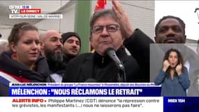 Réforme des retraites: Jean-Luc Mélenchon dénonce "un attentat" contre la démocratie