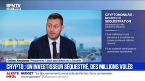 "On a vu depuis quelques mois une augmentation des audits de protection des dirigeants d'entreprises de cryptomonnaie", explique le président de l'union des métiers de la sécurité