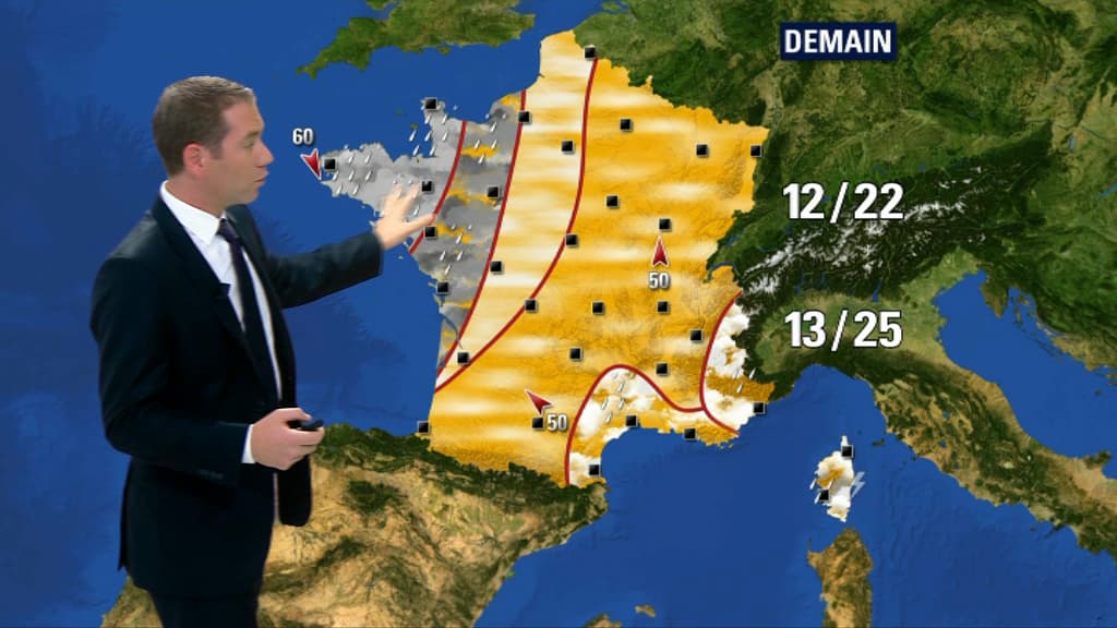 Le temps samedi. Le temps samedi.