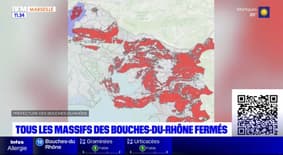 Bouches-du-Rhône: accès interdit à l'ensemble des massifs du département