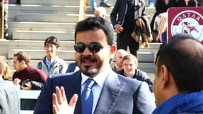 Le cheik Joaan bin Hamad Al-Thani, frère de l'Emir du Qatar et président du Comité Olympique Qatari, à Paris en octobre 2022