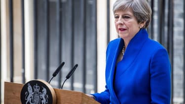 Theresa May, le 9 juin 2017.