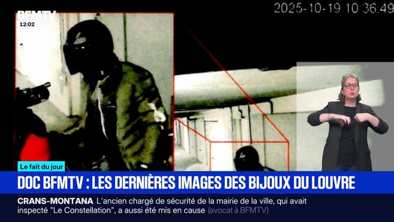 DOCUMENT BFMTV - Les dernières images des bijoux du Louvre dans un garage d'Aubervilliers, une heure seulement après le casse