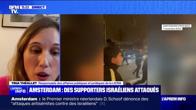 Agressions de supporters israéliens à Amsterdam: 