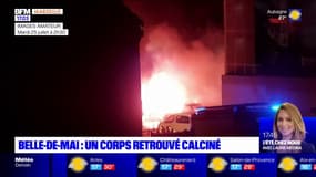 Marseille: un corps retrouvé calciné dans le 3e arrondissement