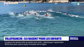 Villefranche-sur-Mer: une quarantaine de nageurs se mobilisent pour récolter des fonds pour les enfants
