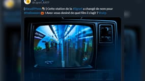 Des annonces sonores sont effectuées par la RATP à l'occasion d'Halloween.