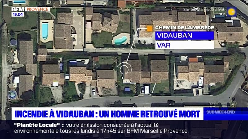 Vidauban: un homme de 90 ans meurt dans l'incendie de sa maison