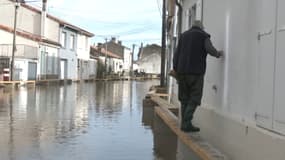 La ville de Saintes en Charente-Maritime de nouveau inondée après de fortes pluies