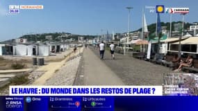 Le Havre: les touristes moins présents dans les restaurants de la plage?