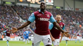 Demba Ba avec West Ham en 2011.
