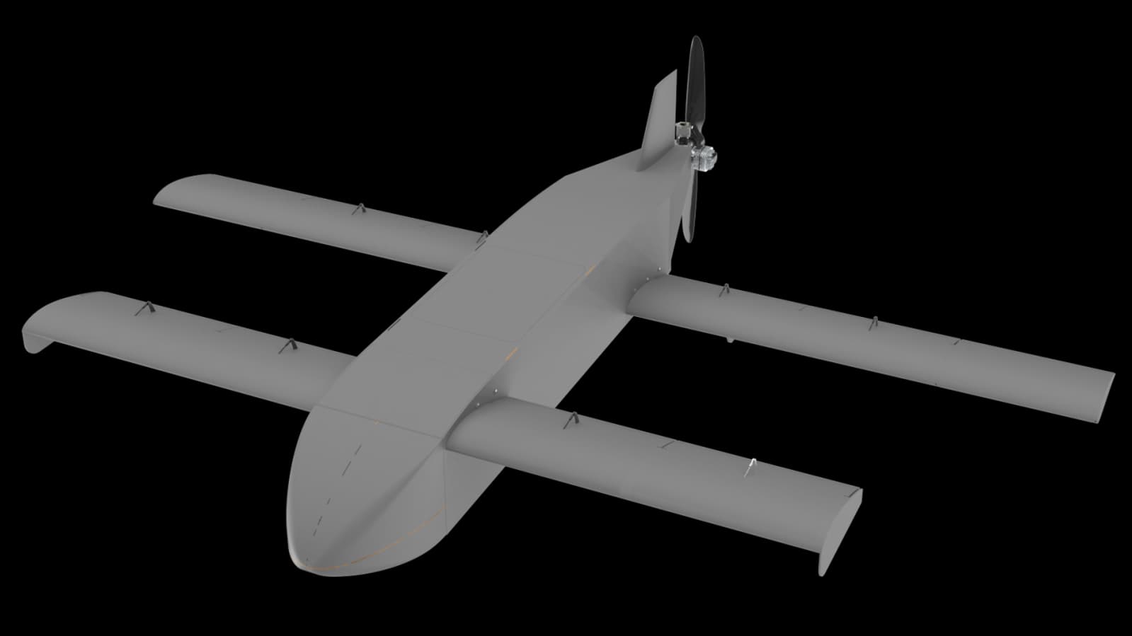 Maquette du drone Scythe.
