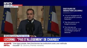 Budget: Sébastien Lecornu déclare "qu'il n'y aura pas d'augmentation de la fiscalité" sur les ménages