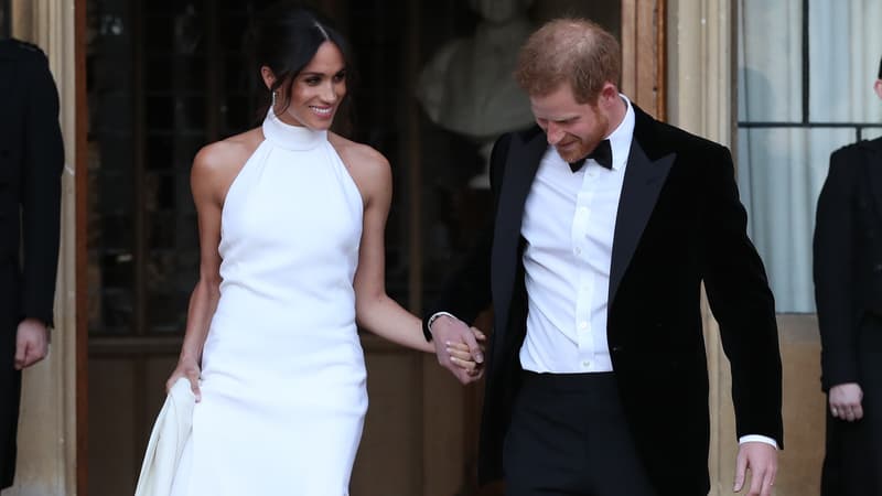 Meghan et Harry avant leur soirée de mariage à Windsor le 19 mai 2018