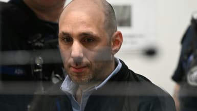 Cédric Jubillar lors de l'ouverture de son procès devant la Cour d'asises du Tarn à Albi, le 23 septembre 2025
