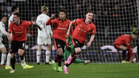 La joie de Bourigeaud avec Rennes face à l'AC Milan