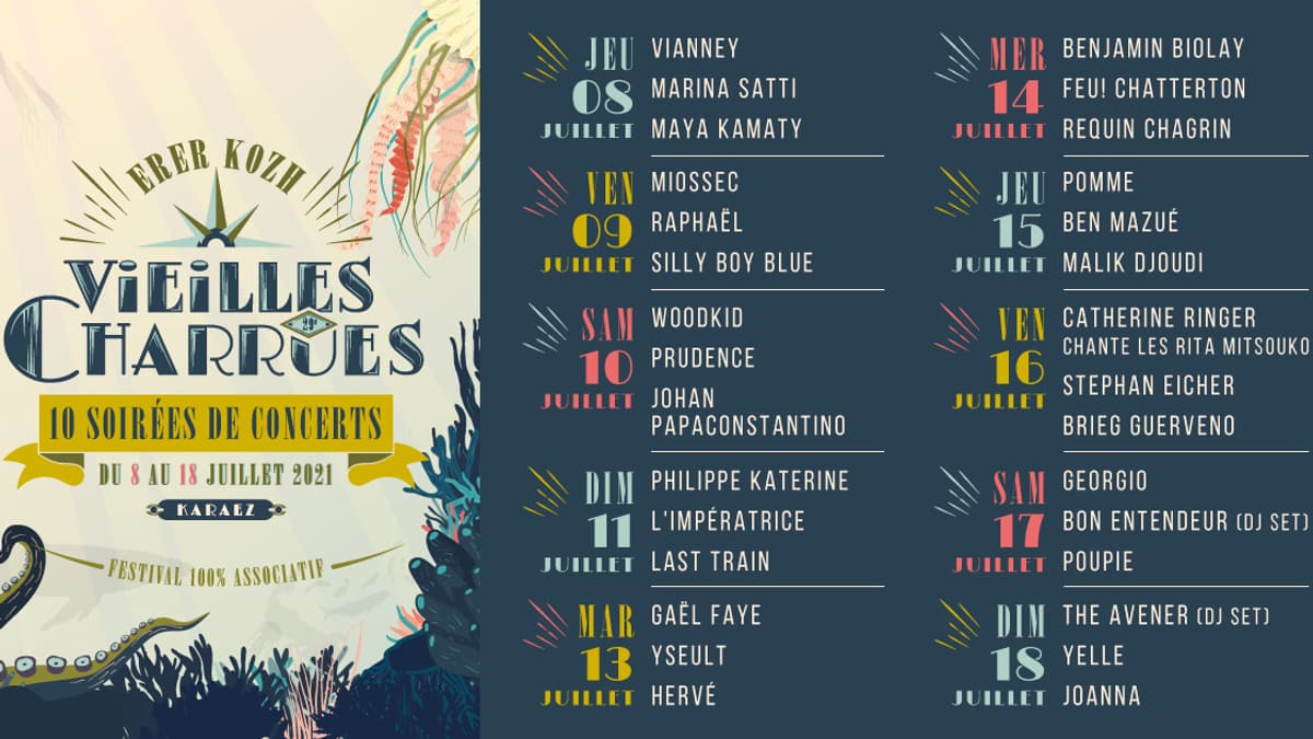 La programmation du festival des Vieilles Charrues La programmation du festival des Vieilles Charrues