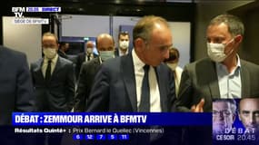 #DebatBFMTV: Éric Zemmour est arrivé à BFMTV