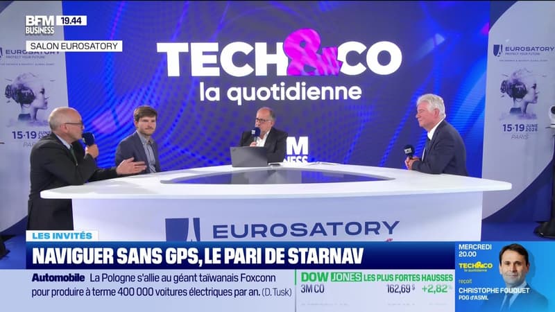 Philippe Eudeline (Normandie AeroEspace), Marin David (Drone XTR), et Georges Lamy au Rousseau (STARNAV) : La filière NAE en force à Eurosatory - 16/06