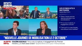 Intersyndicale à Matignon: "Nous sommes en position de force", assure Sophie Binet (CGT) à la sortie de son entretien avec Sébastien Lecornu