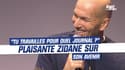 "Tu travailles pour quel journal ?", Zidane plaisante sur son avenir (Pagny vient à son secours) 