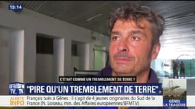 Gênes: "J'ai vu le pont s'écrouler sous mes yeux, je me suis dit c'est fini", témoigne un homme qui habitait sous le pont