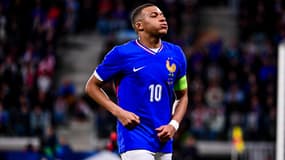 Kylian Mbappé, capitaine de l'équipe de France, le 5 juin 2024