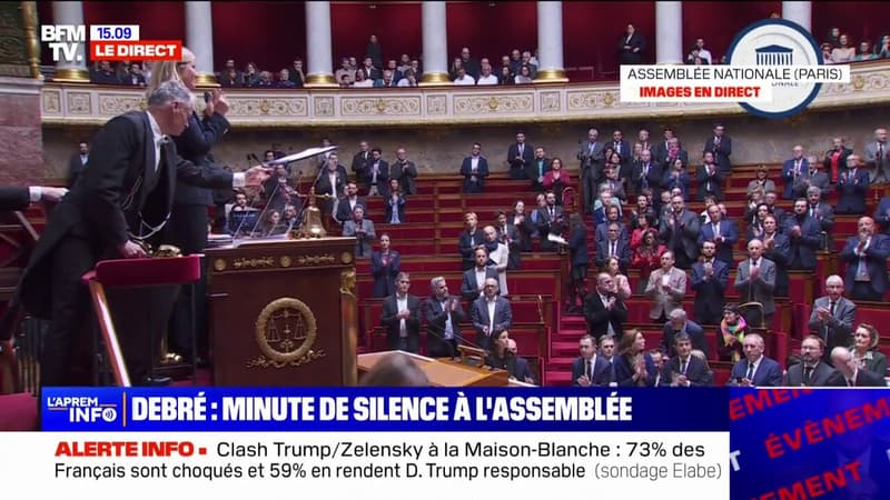 Mort de Jean-Louis Debré: une minute de silence observée à l'Assemblée nationale