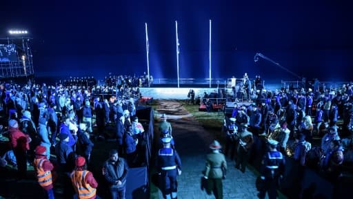 Des soldats de l'Anzac lors d'une cérémonie commémorative, le 25 avril 2017 à Gallipoli en Italie du sud