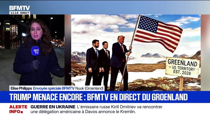 Donald Trump publie une image générée par IA le montrant en train de planter le drapeau américain au Groenland
