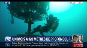 Durant un mois, 4 plongeurs vont explorer la Méditerranée et vivre dans une capsule à 120 mètres de profondeur 