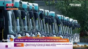Lille/Bus : un contrôleur touché par un tir de paintball 