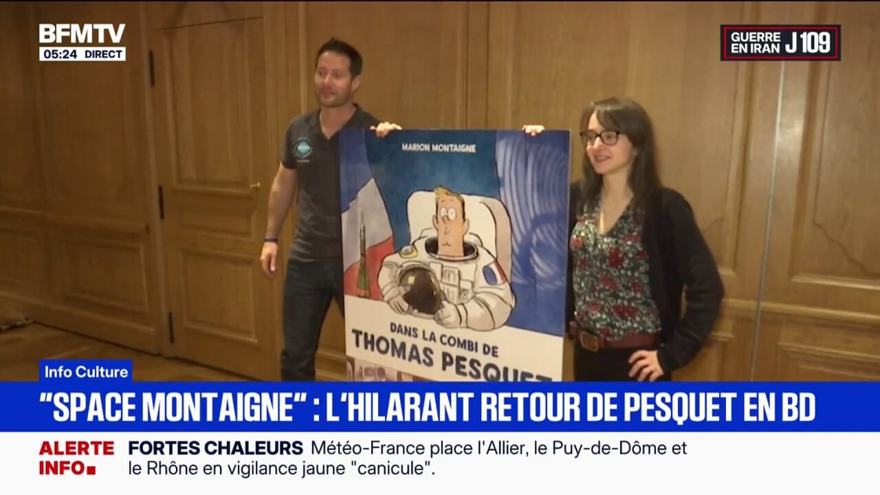 "Space Montaigne": le retour hilarant de Thomas Pesquet en BD