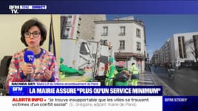 Rachida Dati à l'équipe d'Anne Hidalgo à propos de la grève des éboueurs: "Laissez la place car nous savons faire"