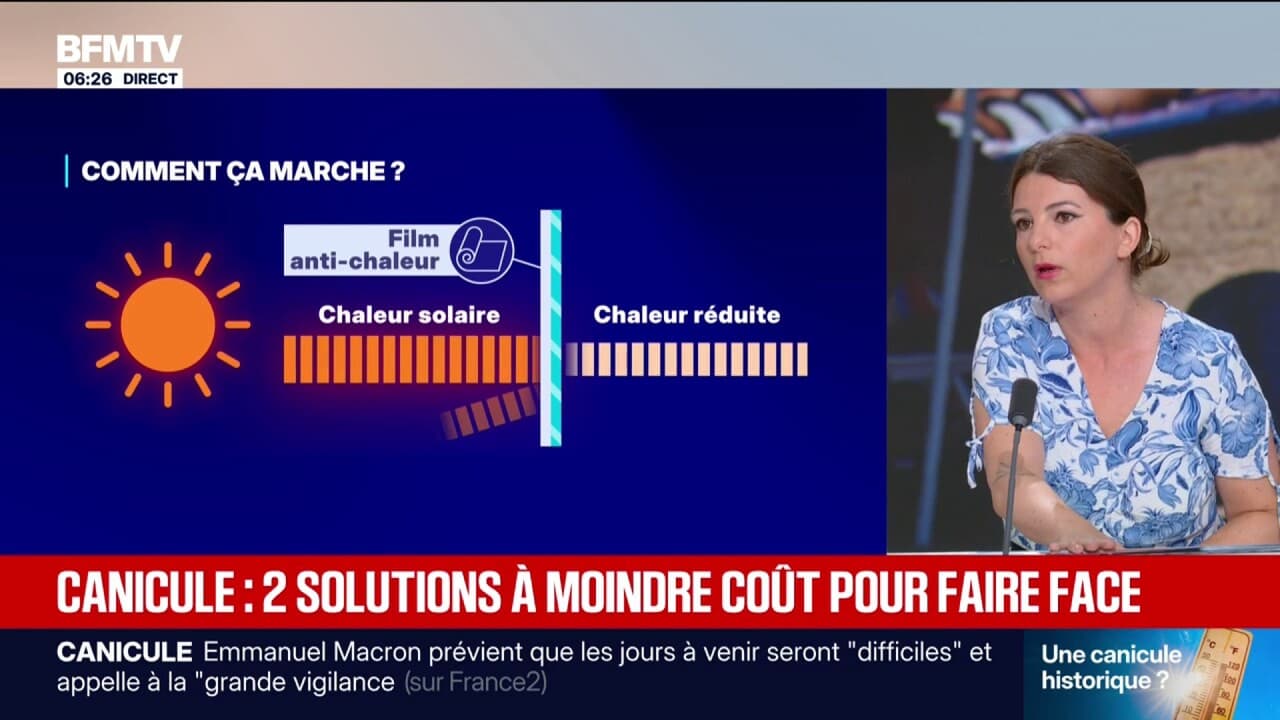 Rafraichisseur d'air, films anti-chaleur... Deux solutions à moindre coût pour faire face à la canicule