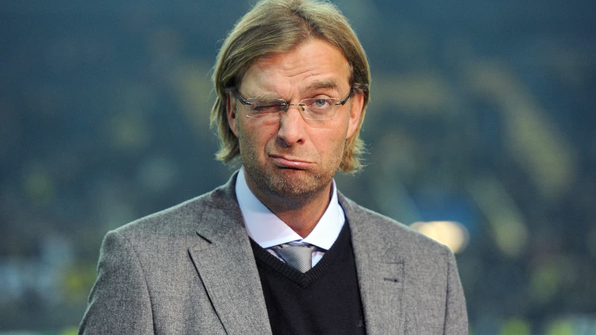 Jürgen Klopp dans l'exercice de la grimace en 2011
