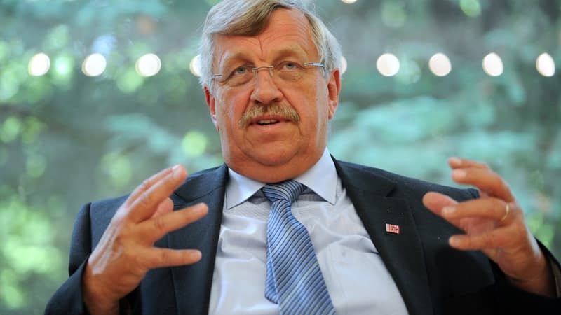 Walter Lübcke, 65 ans, président du district de Kassel en février 2012.