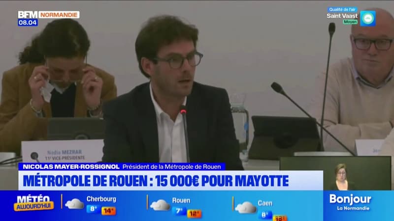 Cyclone à Mayotte: la métropole de Rouen vote à l'unanimité une aide de 15.000 euros