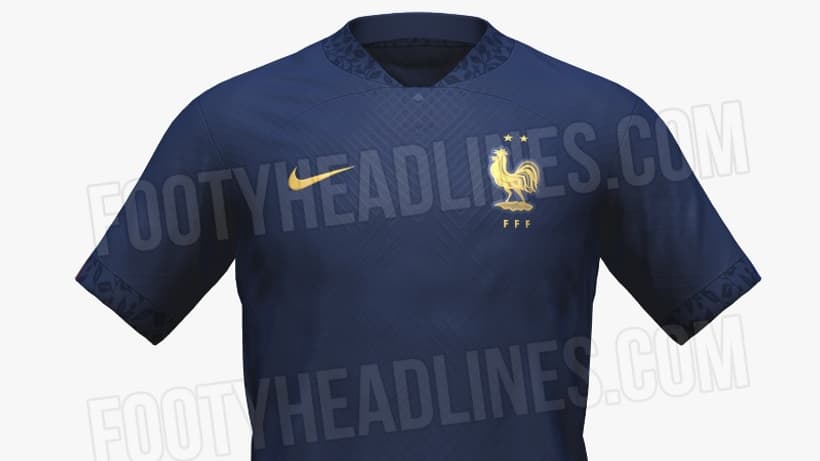 Le maillot des Bleus pour la Coupe du monde 2022, selon Footy Headlines Le maillot des Bleus pour la Coupe du monde 2022, selon Footy Headlines